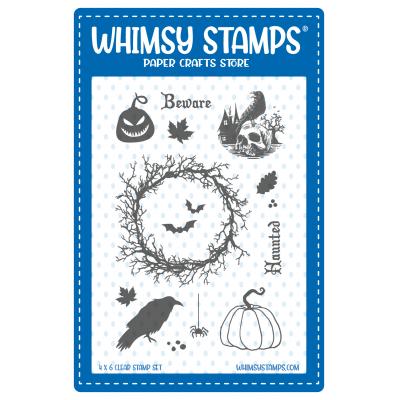 Whimsy Stamps Stempel - Bramble Wreath